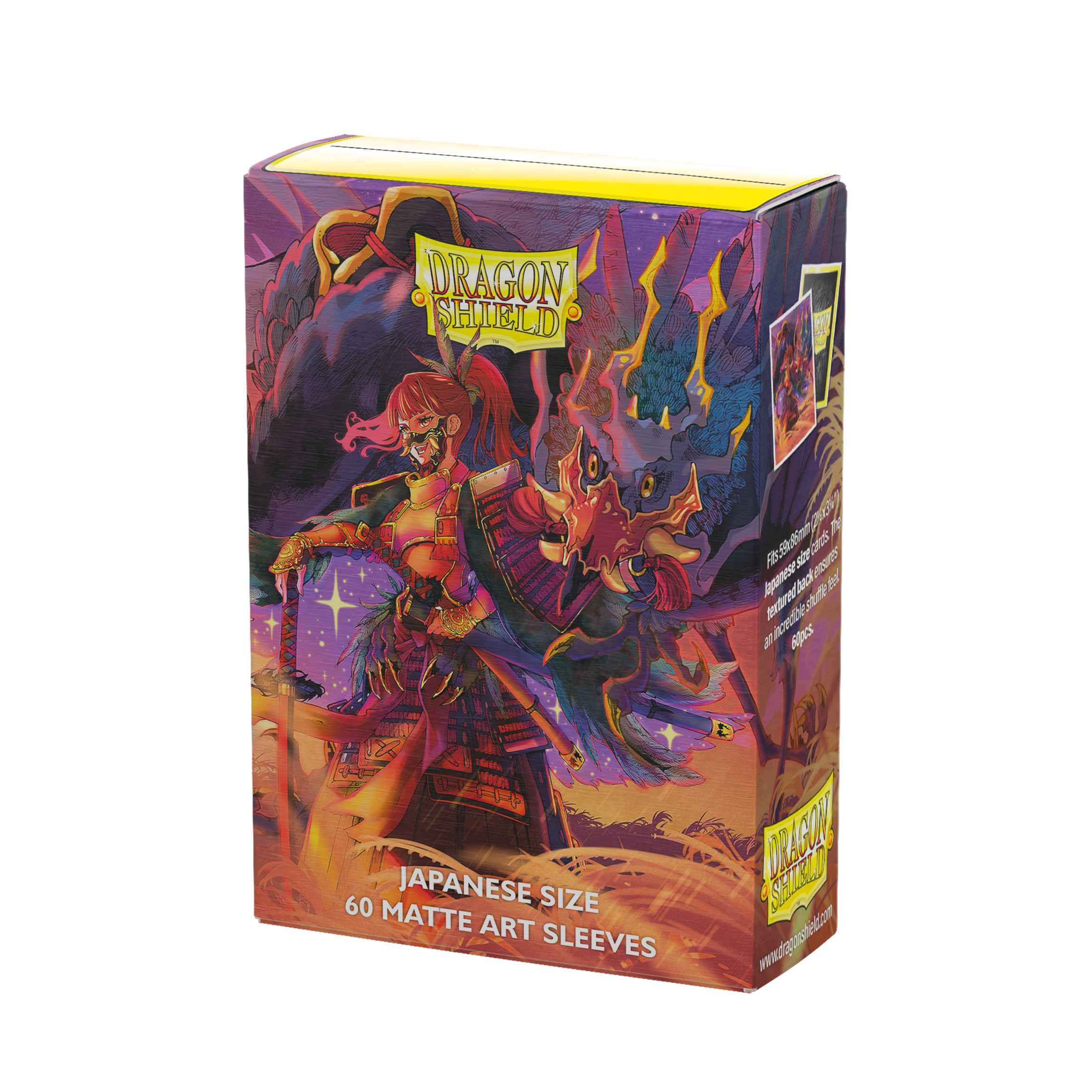 DRAGON SHIELD SLEEVES: JAPANESE- THE FALLEN (60 CT.)-TCG-DRAGON SHIELD-Akibara Xpress