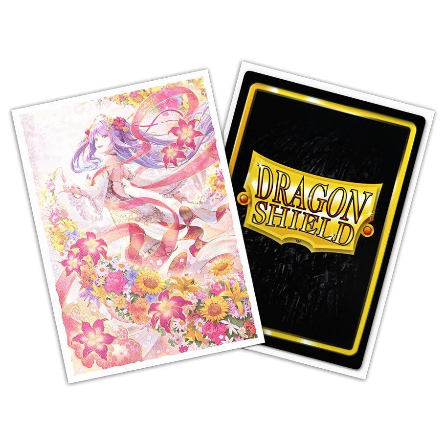 DRAGON SHIELD SLEEVES STANDARD- MATTE 'GRAND ARCHIVE DIAO CHAN, IDYLL CORSAGE' (100 CT.)-TCG-DRAGON SHIELD-Akibara Xpress