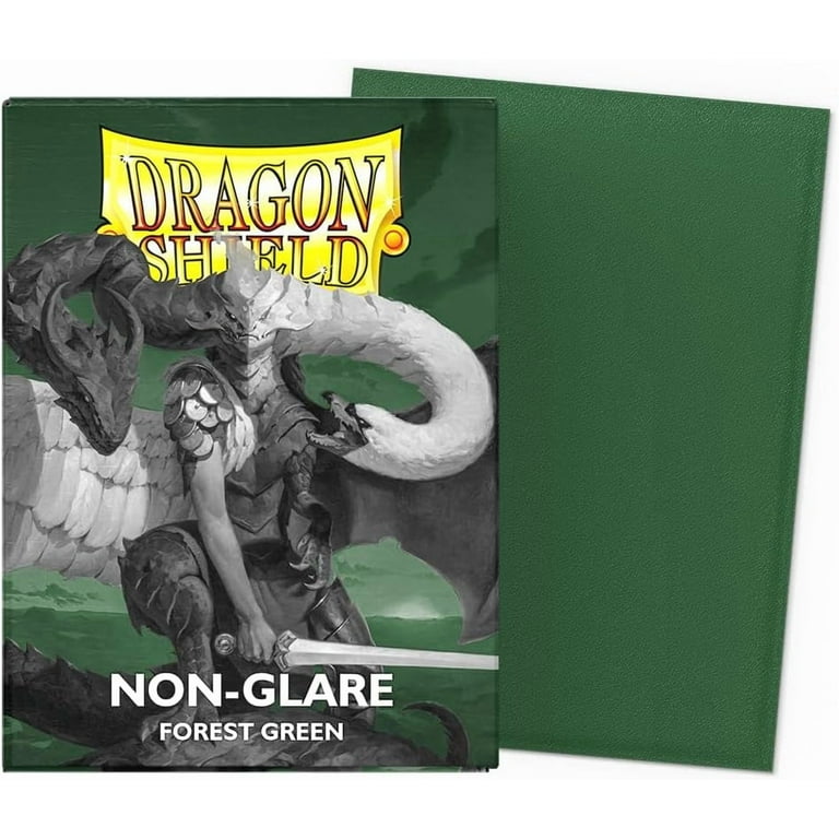 DRAGON SHIELD SLEEVES STANDARD- MATTE NON-GLARE FOREST GREEN (100 CT.)-TCG-DRAGON SHIELD-Akibara Xpress