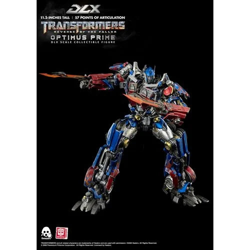 TRANSFORMERS: REVENGE OF THE FALLEN OPTIMUS PRIME DLX ACTION FIGURE