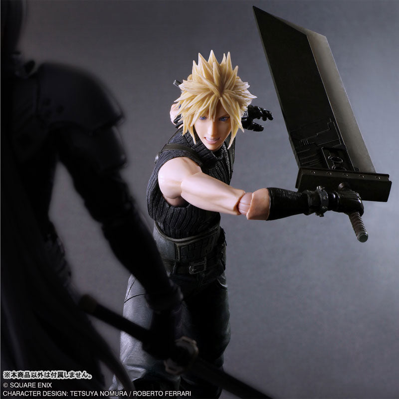 FINAL FANTASY VII REBIRTH PLAY ARTS KAI ACTION FIGURE - CLOUD STRIFE-Figuras-SQUARE ENIX-Akibara Xpress