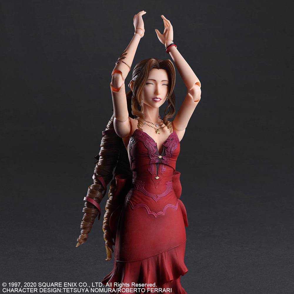 FINAL FANTASY VII REMAKE PLAY ARTS -KAI- AERITH GAINSBOROUGH DRESS VER.-Figuras-SQUARE ENIX-Akibara Xpress