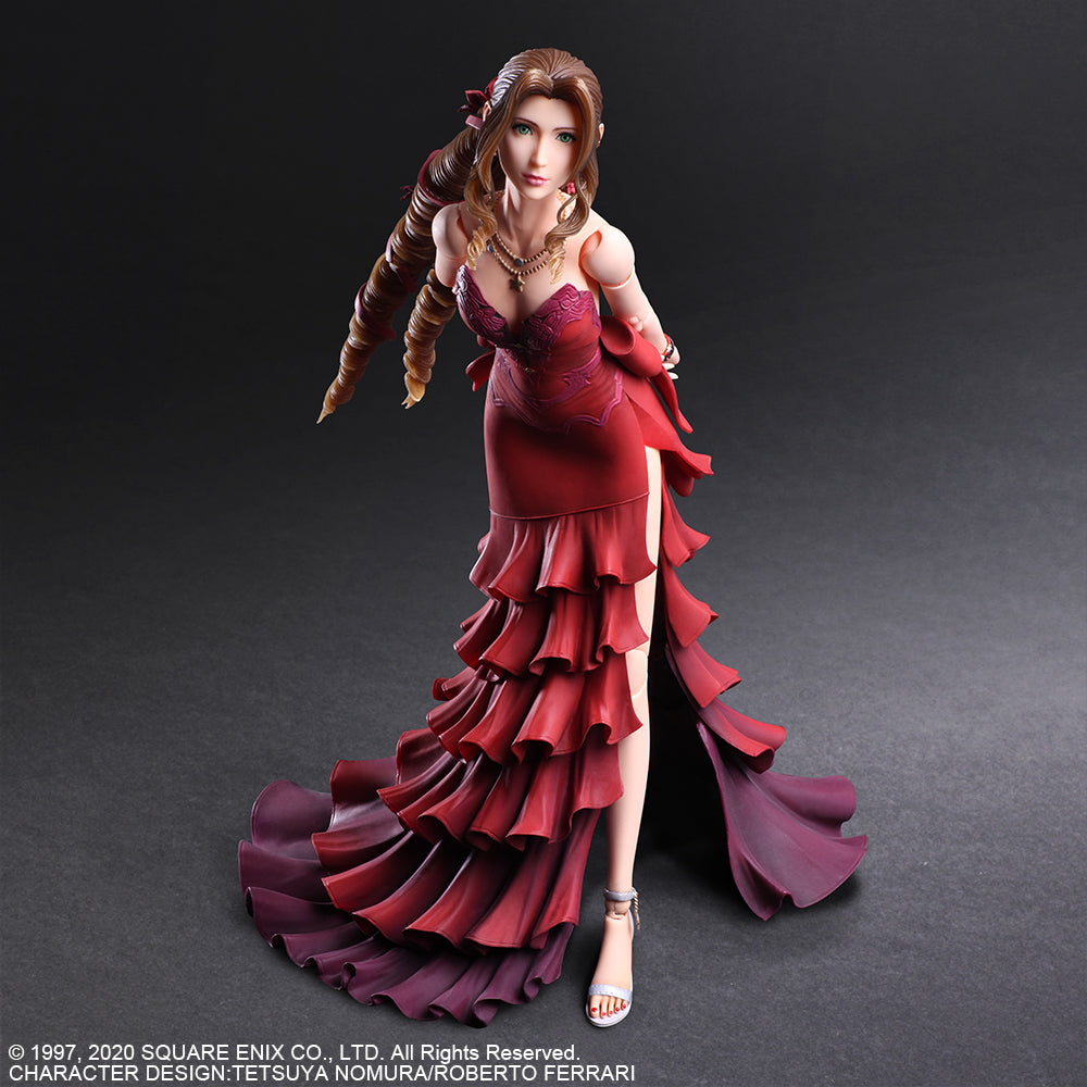 FINAL FANTASY VII REMAKE PLAY ARTS -KAI- AERITH GAINSBOROUGH DRESS VER.-Figuras-SQUARE ENIX-Akibara Xpress