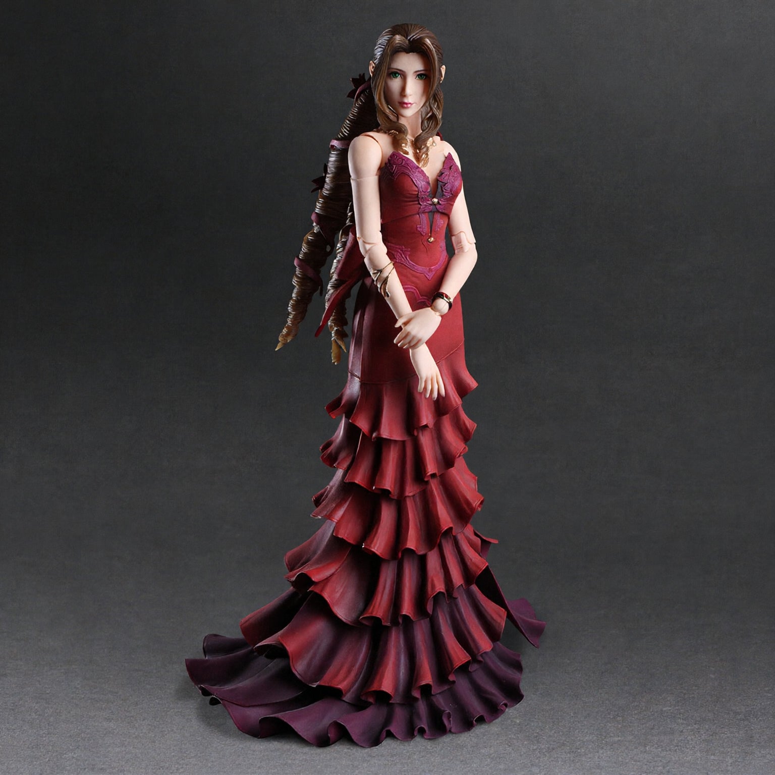 FINAL FANTASY VII REMAKE PLAY ARTS -KAI- AERITH GAINSBOROUGH DRESS VER.-Figuras-SQUARE ENIX-Akibara Xpress