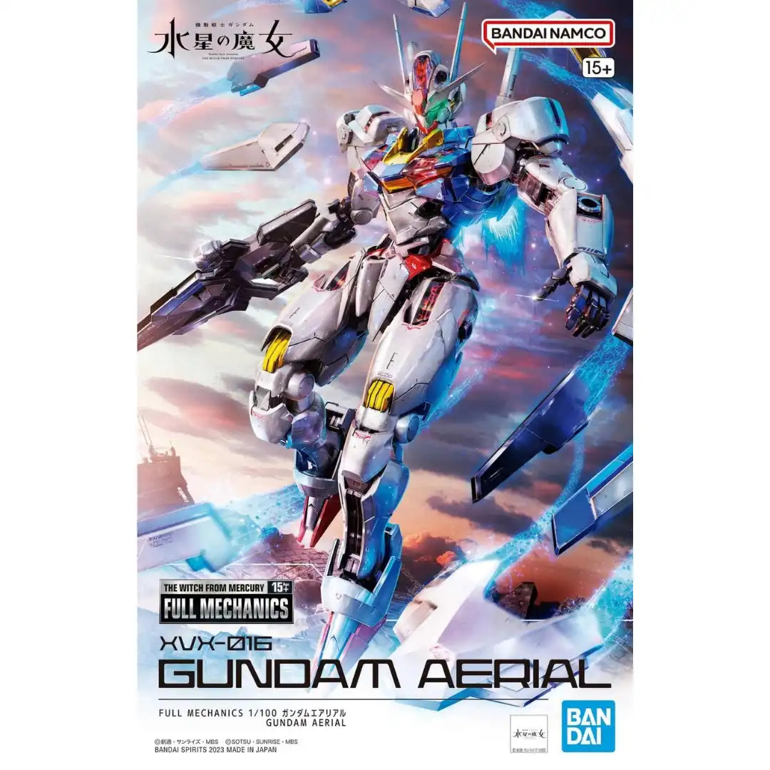 FULL MECHANICS 1/100 GUNDAM AERIAL-Figuras-BANDAI-Akibara Xpress
