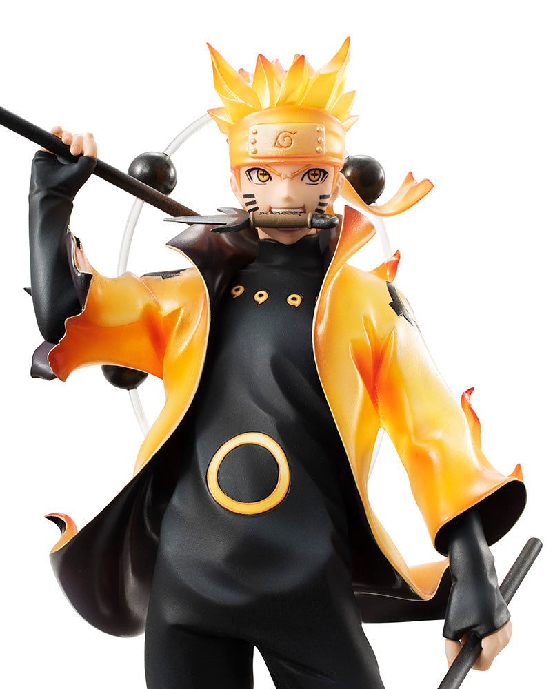 G.E.M. SERIES NARUTO SHIPPUDEN NARUTO UZUMAKI SIX PATHS SAGE MODE G.E.M.15TH ANNIVERSARY VER.-Figuras-MEGAHOUSE-Akibara Xpress