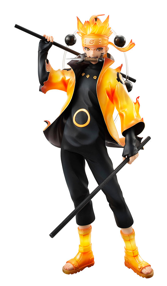 G.E.M. SERIES NARUTO SHIPPUDEN NARUTO UZUMAKI SIX PATHS SAGE MODE G.E.M.15TH ANNIVERSARY VER.-Figuras-MEGAHOUSE-Akibara Xpress