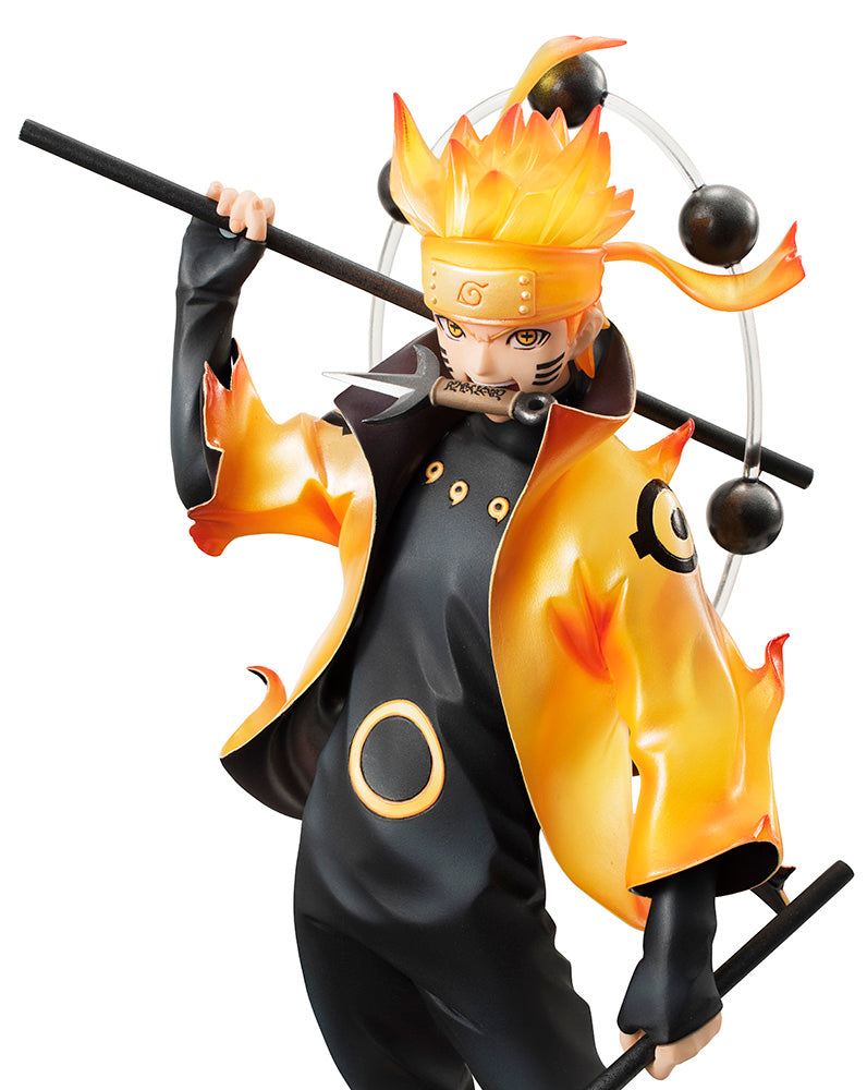 G.E.M. SERIES NARUTO SHIPPUDEN NARUTO UZUMAKI SIX PATHS SAGE MODE G.E.M.15TH ANNIVERSARY VER.-Figuras-MEGAHOUSE-Akibara Xpress