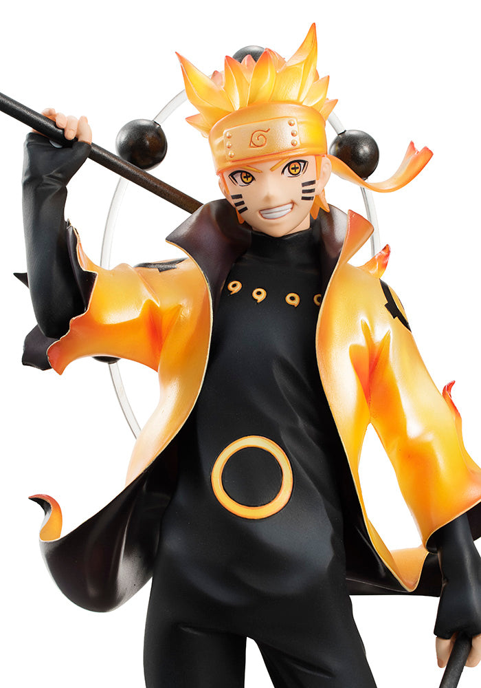 G.E.M. SERIES NARUTO SHIPPUDEN NARUTO UZUMAKI SIX PATHS SAGE MODE G.E.M.15TH ANNIVERSARY VER.-Figuras-MEGAHOUSE-Akibara Xpress
