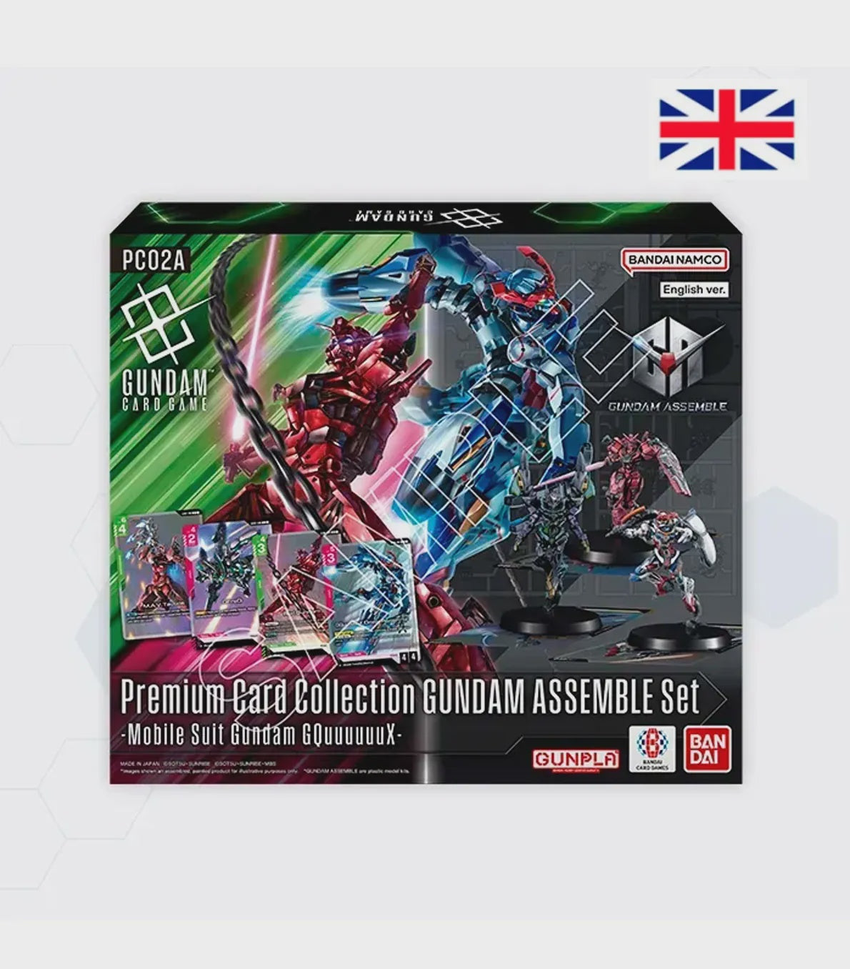 GUNDAM TCG PREMIUM CARD COLLECTION GUNDAM ASSEMBLE SET MOBILE SUIT GUNDAM GQUUUUUUX-TCG-BANDAI-Akibara Xpress