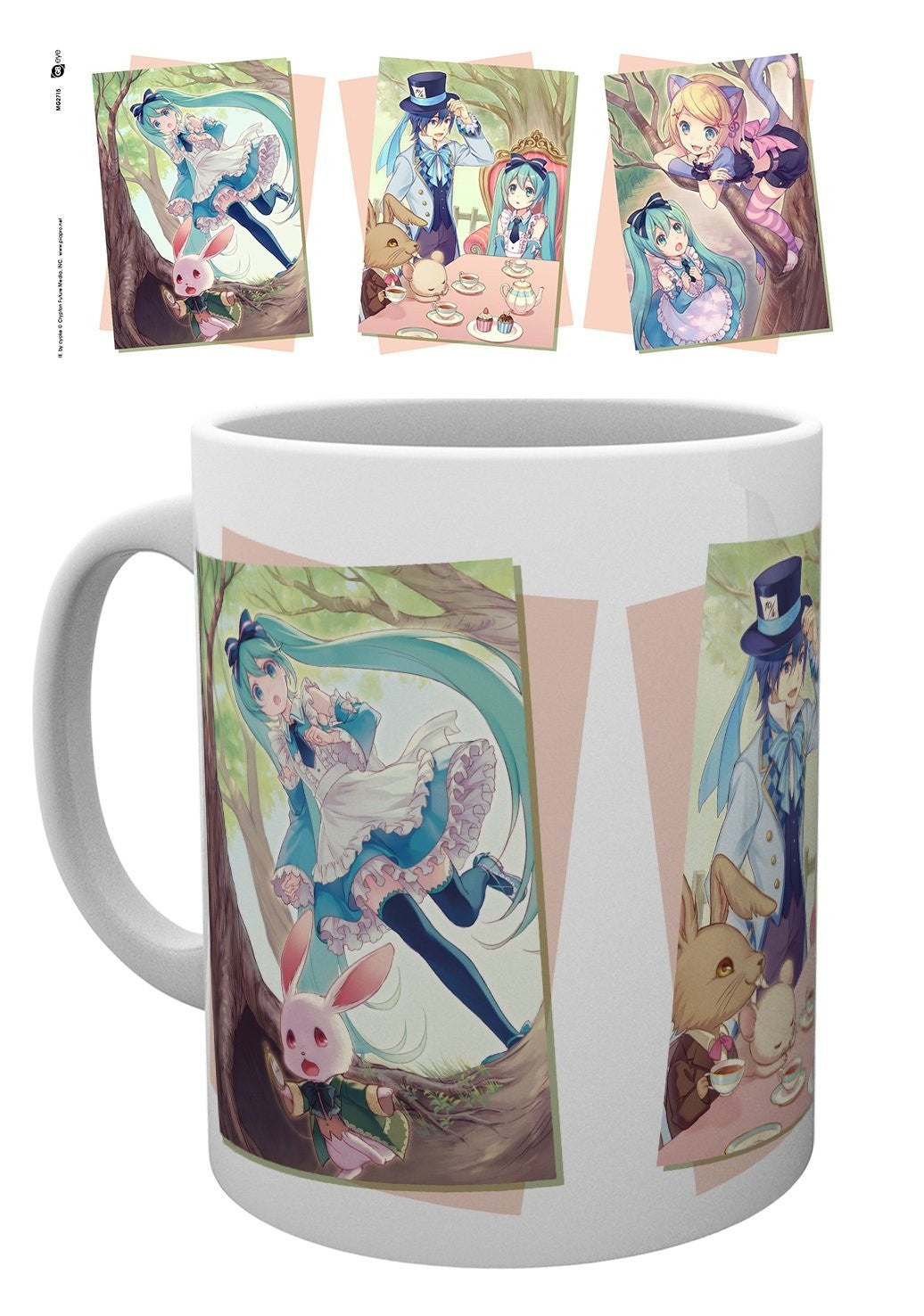 HATSUNE MIKU - Wonderland Mug, 10 oz.-Tazas-ABYSTYLE-Akibara Xpress