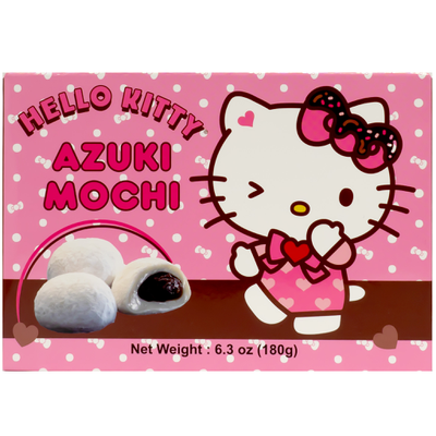 HELLO KITTY MOCHI RED BEAN FLAVOR 180G-Alimentos-Asian Food-Akibara Xpress