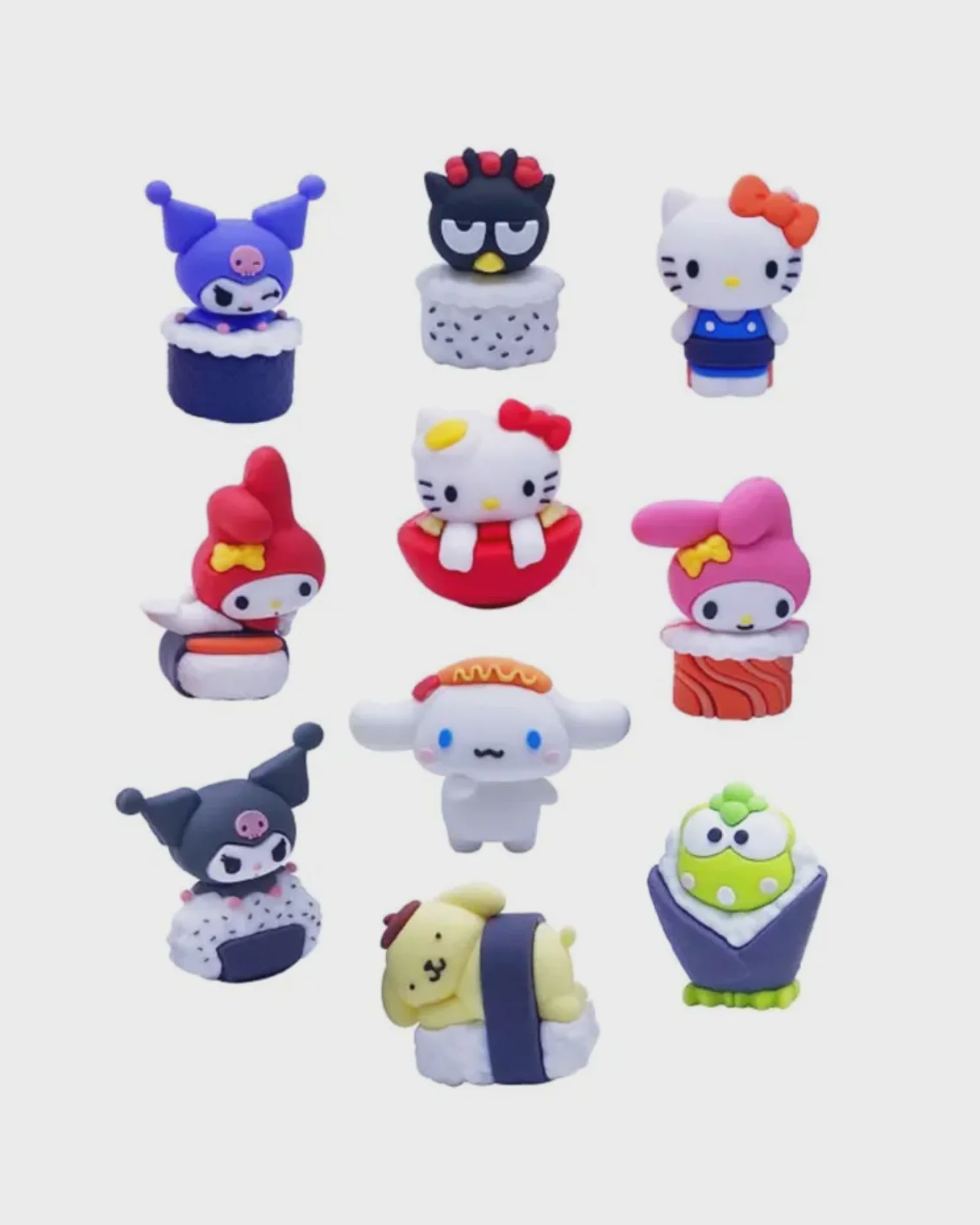 HELLO KITTY SUSHI BLIND CAPSULES-Llaveros-Surreal Entertainment-Akibara Xpress