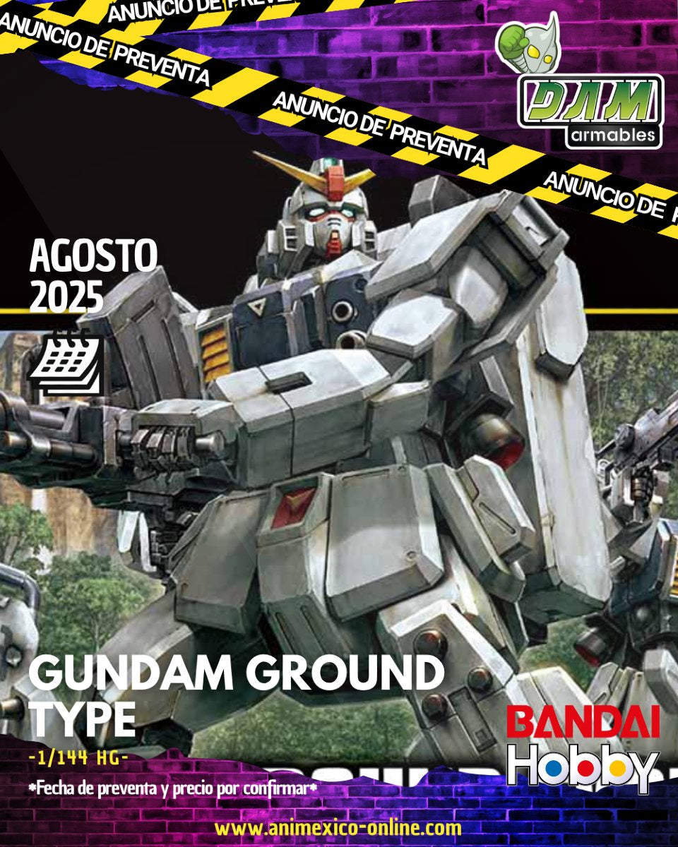 HG 1/144 GUNDAM GROUND TYPE-Figuras-BANDAI-Akibara Xpress