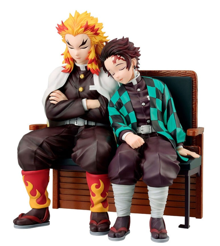 ICHIBANSHO FIGURE TANJIRO KAMADO & KYOJURO RENGOKU (LOCUS)-Figuras-BANDAI-Akibara Xpress