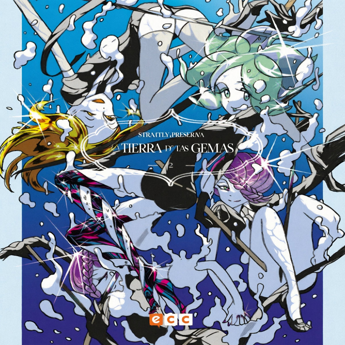 LA TIERRA DE LAS GEMAS 2 EUROPA-Mangas Españoles-ECC-Akibara Xpress (Mejorada)