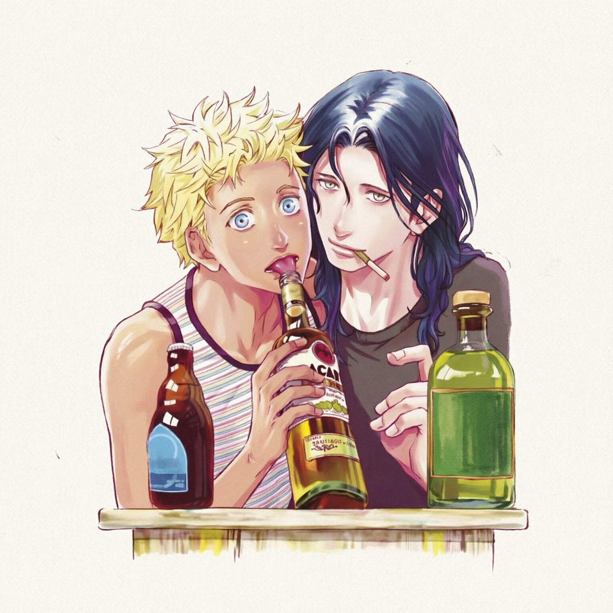 LIQUOR AND CIGARETTES EUROPA-Mangas Españoles-PANINI EUROPA-Akibara Xpress (Limpia)