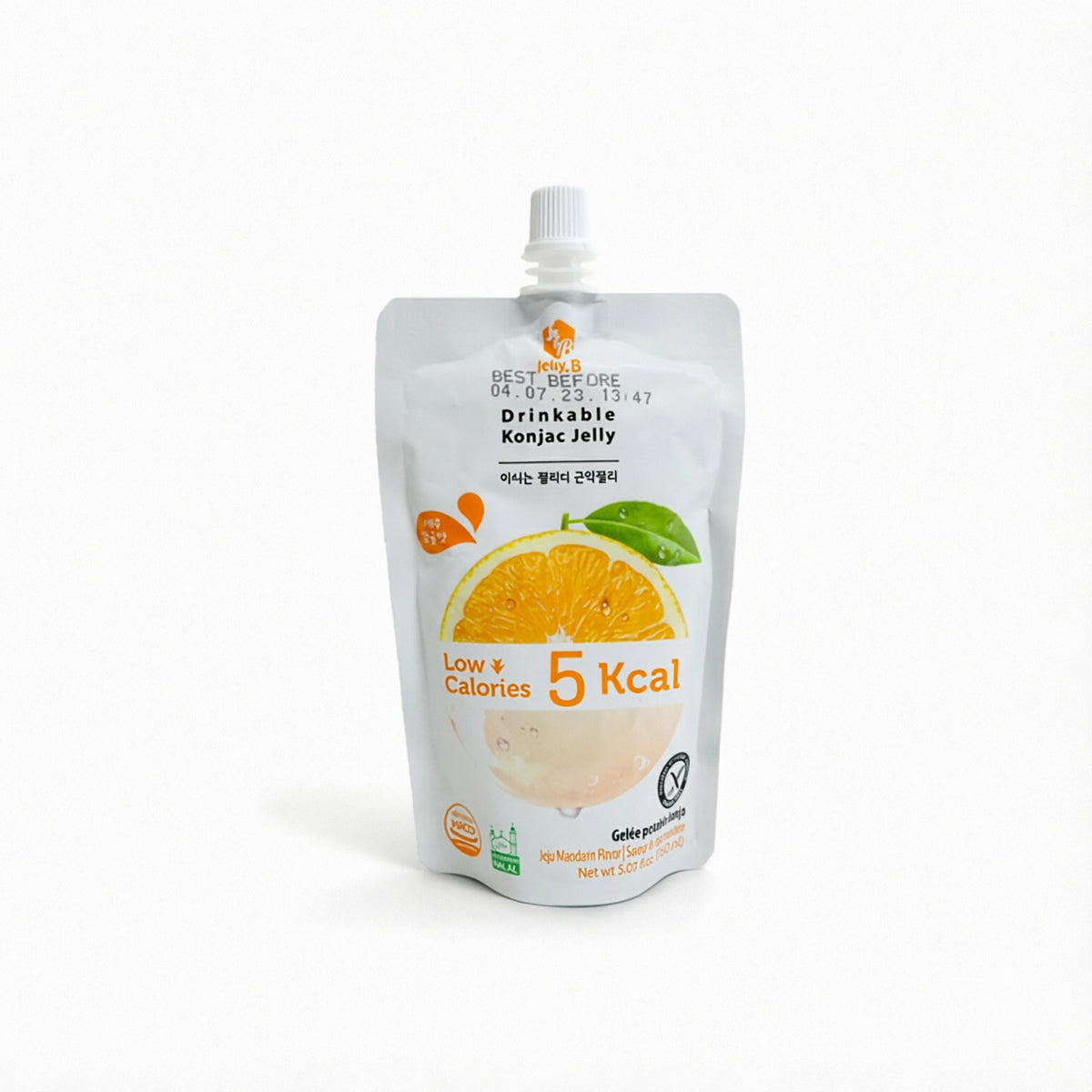 JELLY.B DRINKABLE KONJAC JELLY MANDARIN FLAVOR 150ML-Alimentos-Asian Food-Akibara Xpress (Mejorada)