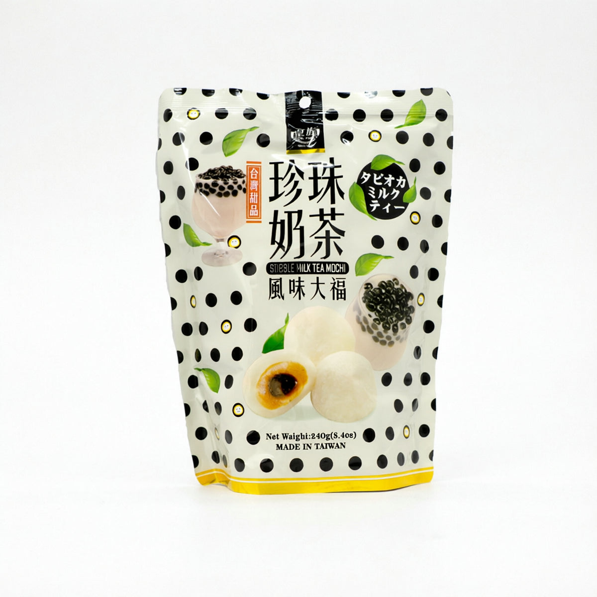ROYAL FAMILY BUBBLE MILK TEA MOCHI BAG 240G-Alimentos-Asian Food-Akibara Xpress (Mejorada)