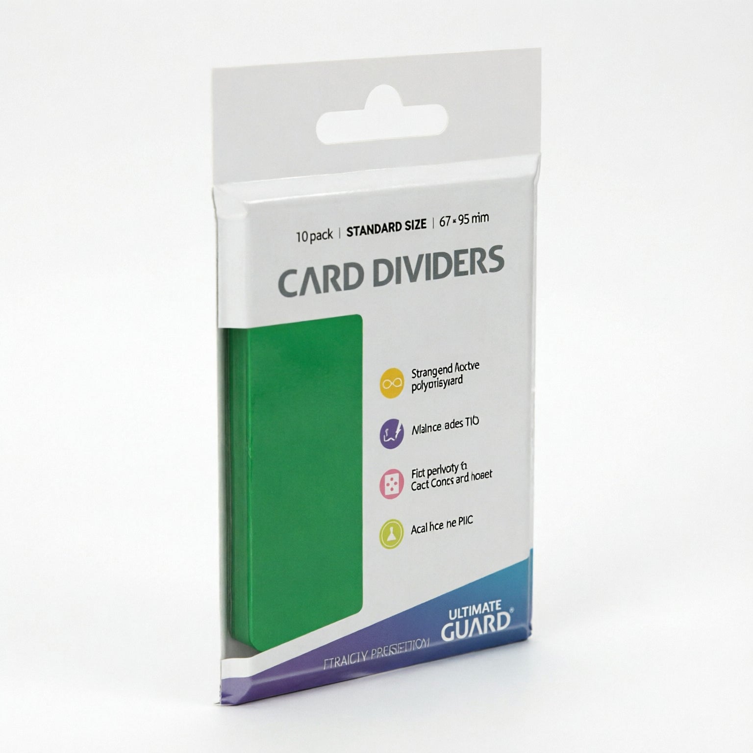 CARD DIVIDERS: STANDARD SIZE- GREEN-TCG-COQUIHOBBY-Akibara Xpress (Mejorada)