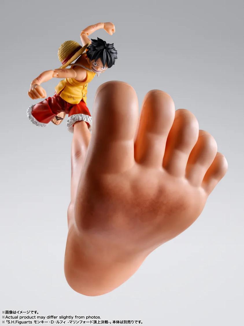 PREVENTA SH FIGUARTS MONKEY D LUFFY MARINEFORD GEAR 3 OPTION PARTS SET