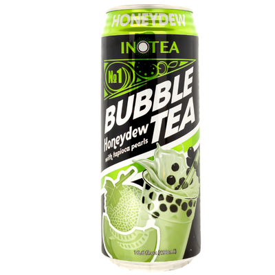 INOTEA Bubble Tea Honeydew with Tapioca Pearls 490ml-Alimentos-Asian Food-Akibara Xpress