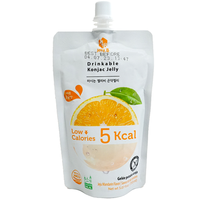 JELLY.B DRINKABLE KONJAC JELLY MANDARIN FLAVOR 150ML-Alimentos-Asian Food-Akibara Xpress