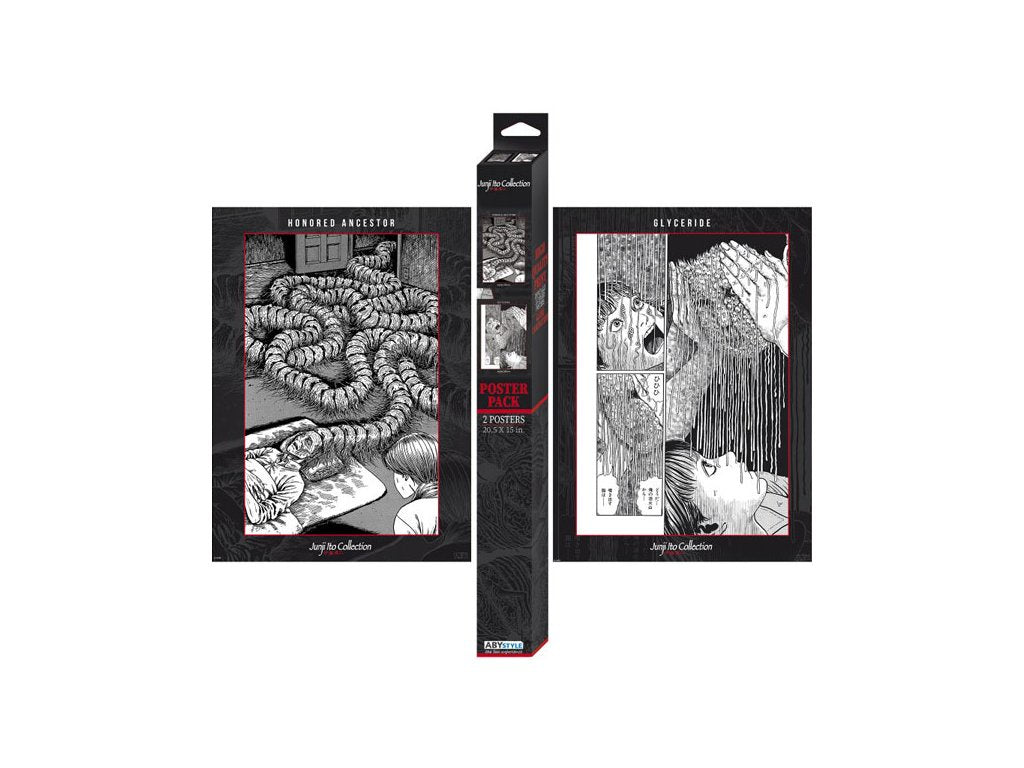 JUNJI ITO - Set 2 Posters Chibi 52x38-Poster-ABYSTYLE-Akibara Xpress