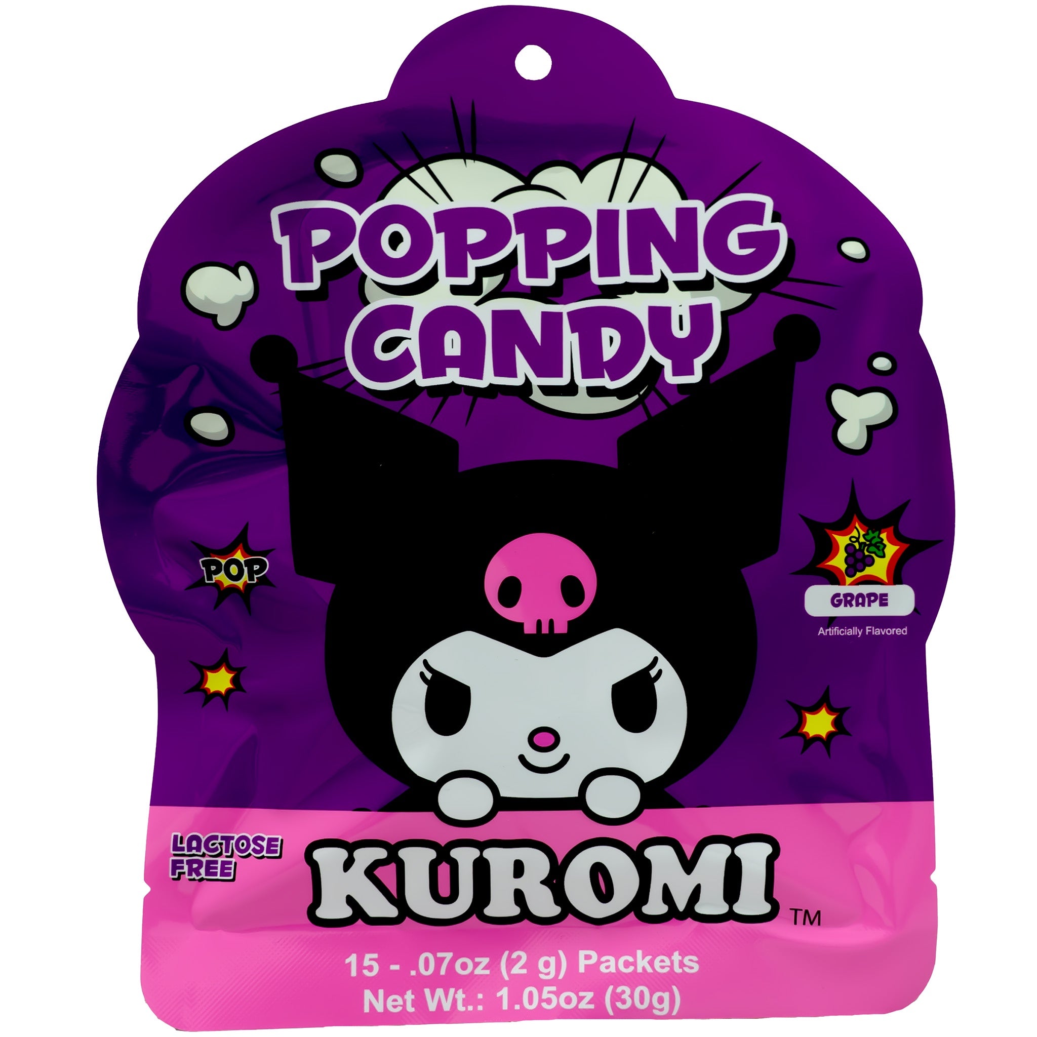 KUROMI Popping Candy Grape Flavor 30g-Alimentos-Asian Food-Akibara Xpress