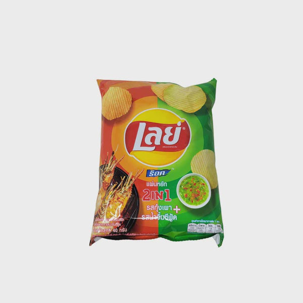 LAY'S Potato Chips 2 in 1 Seafood Sauce Flavor 40g-Alimentos-Asian Food-Akibara Xpress