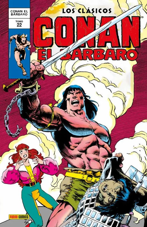 LOS CLÁSICOS DE CONAN EL BÁRBARO VOL.22-Mangas Panini-PANINI-Akibara Xpress