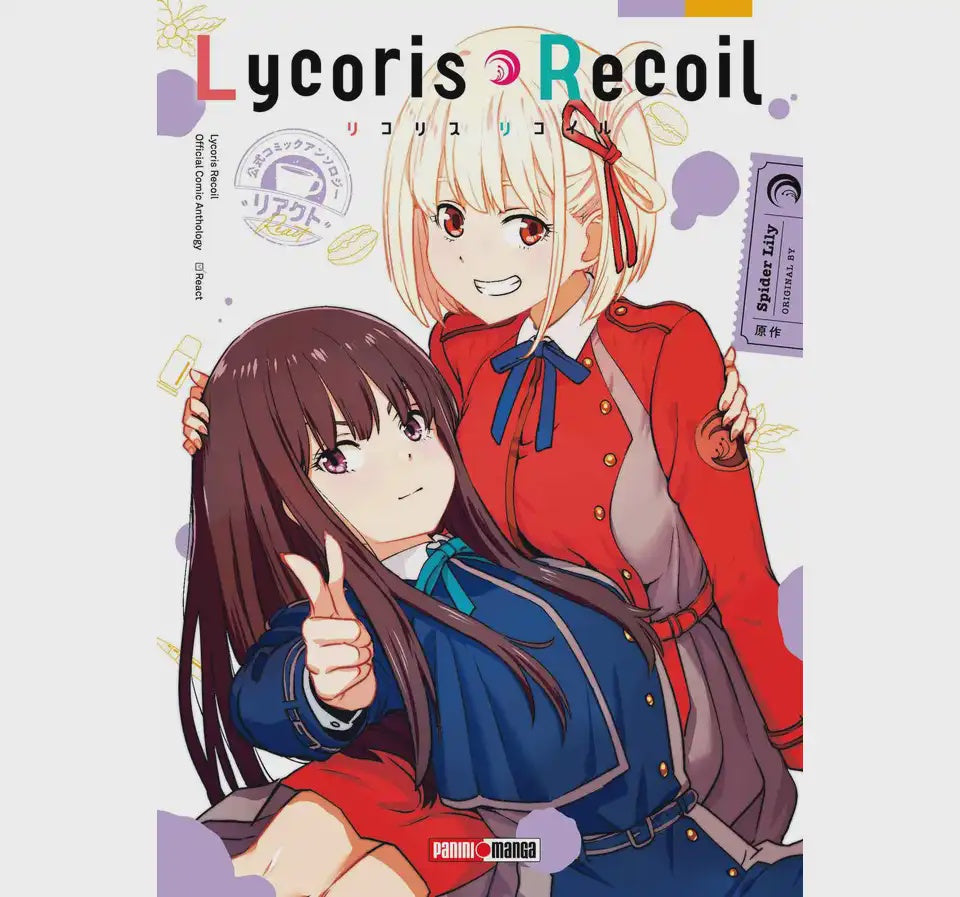 LYCORIS RECOIL - ANTOLOGY REACT N.1-Mangas Panini-PANINI-Akibara Xpress