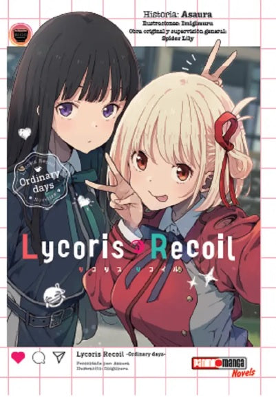LYCORIS RECOIL NOVEL N.1-Mangas Panini-PANINI-Akibara Xpress