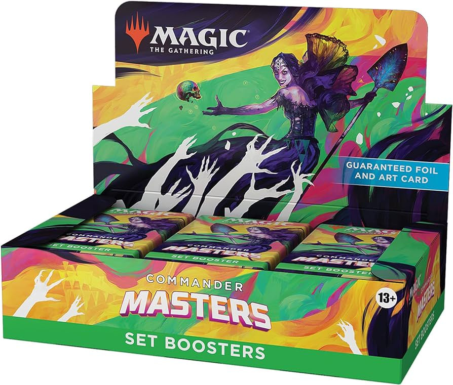 MAGIC THE GATHERING TCG COMMANDER MASTERS SET BOOSTER DISPLAY INGLÉS-TCG-Juegos de Mesa-Akibara Xpress