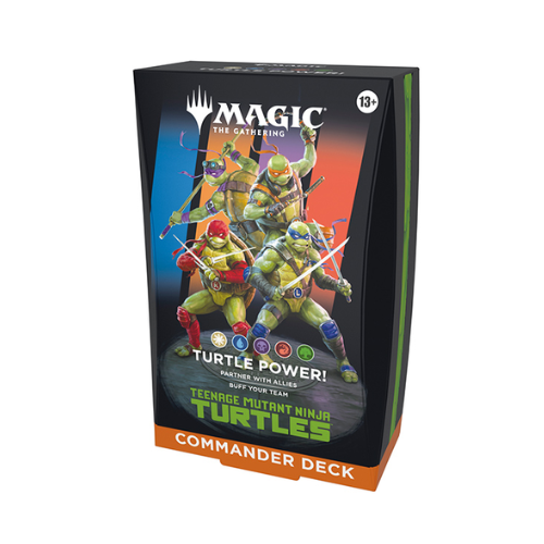 MAGIC THE GATHERING TMNT COMMANDER DECK INGLES-TCG-WIZARDS OF THE COAST-Akibara Xpress