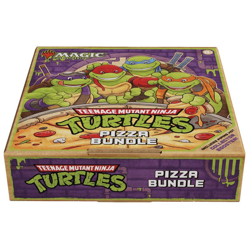 MAGIC THE GATHERING TMNT PIZZA BUNDLE INGLES-TCG-WIZARDS OF THE COAST-Akibara Xpress