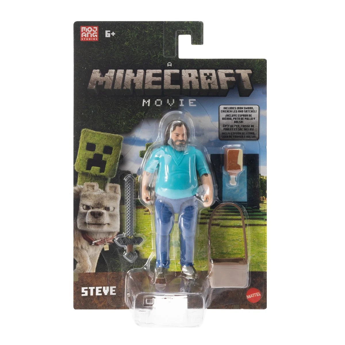 MINECRAFT MOVIE FIGURA STEVE-Figuras-MATTEL-Akibara Xpress
