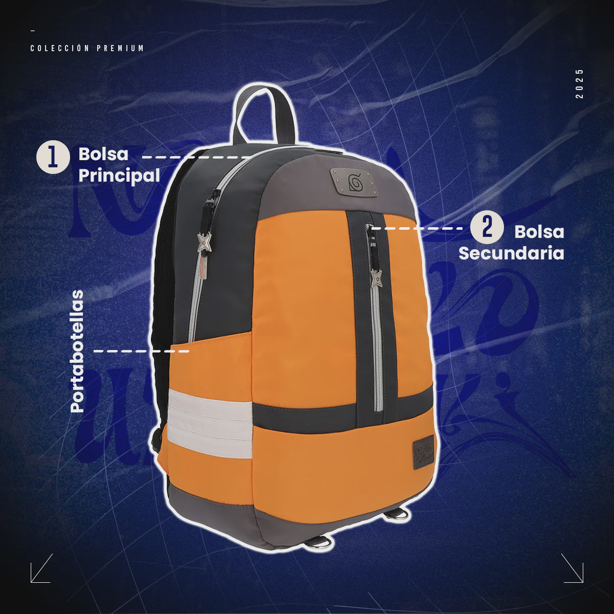 MOCHILA CASUAL NARUTO GAMA-CHAN-Mochilas/Loncheras-Yadatex-Akibara Xpress