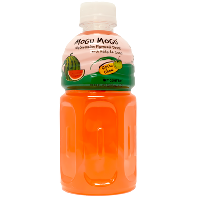 MOGU Watermelon Flavored Drink with Coconut Jelly 320ml-Alimentos-Asian Food-Akibara Xpress