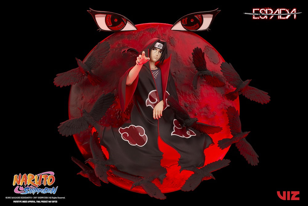 NARUTO SHIPPUDEN ITACHI UCHIHA-Figuras-ESPADA ART-Akibara Xpress