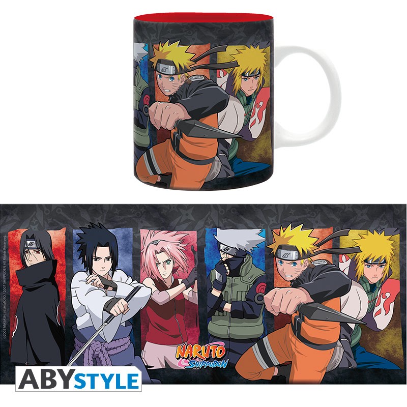 NARUTO SHIPPUDEN TAZA 320 ML GROUP-Tazas-ABYSTYLE-Akibara Xpress