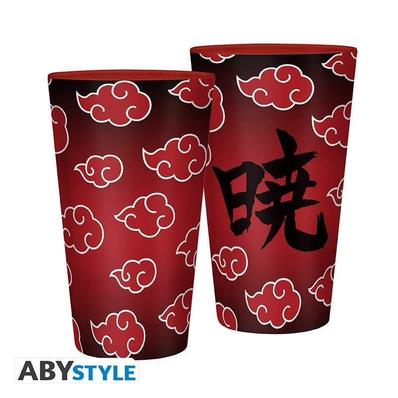 NARUTO SHIPPUDEN VASO GRANDE 400ML AKATSUKI-Tazas-ABYSTYLE-Akibara Xpress