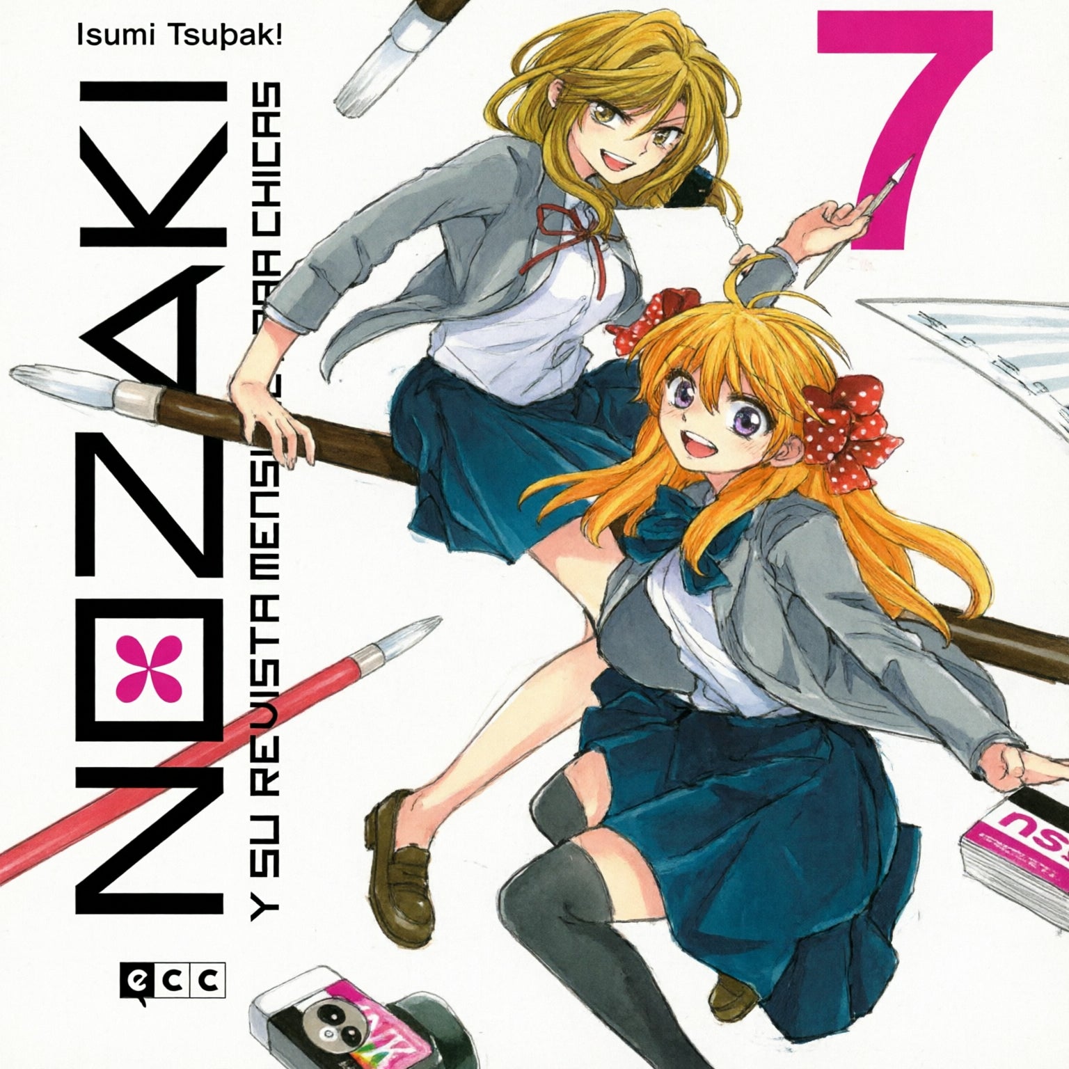 NOZAKI Y SU REVISTA MENSUAL PARA CHICAS N.7 EUROPA-Mangas Españoles-ECC-Akibara Xpress