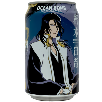OCEAN BOMB Bleach Red Grape Flavor Soda 330ml-Alimentos-Asian Food-Akibara Xpress