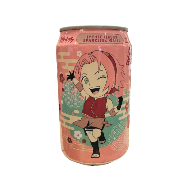 OCEAN BOMB Naruto Shippuden Lychee Flavor Soda 330ml-Alimentos-Asian Food-Akibara Xpress