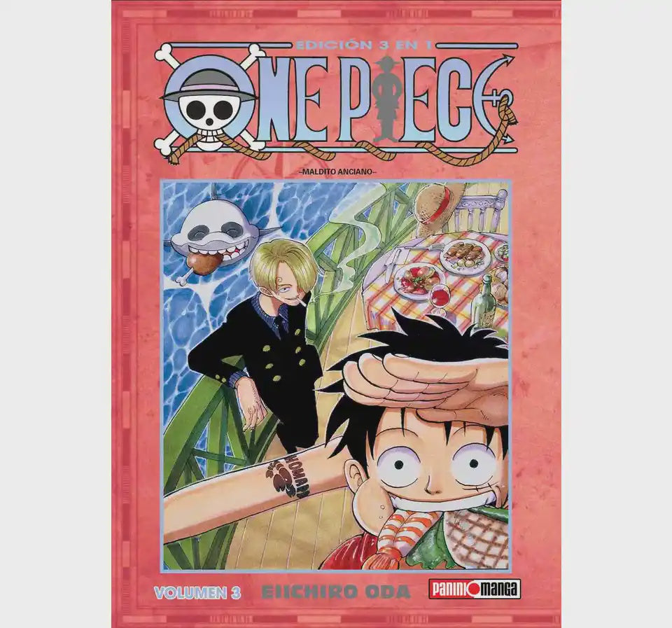 ONE PIECE (3 EN 1) N.3-Mangas Panini-PANINI-Akibara Xpress