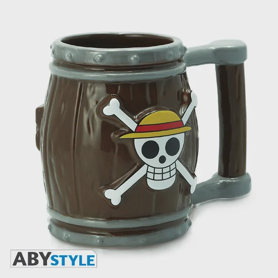 ONE PIECE - Mug 3D - 350ml - Barrel-Tazas-ABYSTYLE-Akibara Xpress
