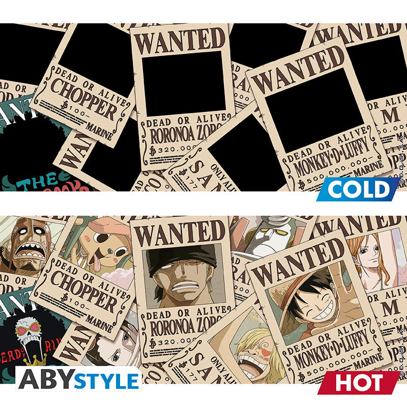 ONE PIECE TAZA MAGICA 460 ML WANTED