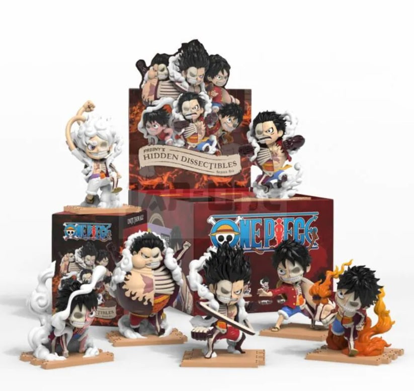 One Piece Series 6 Luffy Gears Edition Freeny's Hidden Dissectibles Mini-Figure-Figuras-MIGHTY JAXX-Akibara Xpress