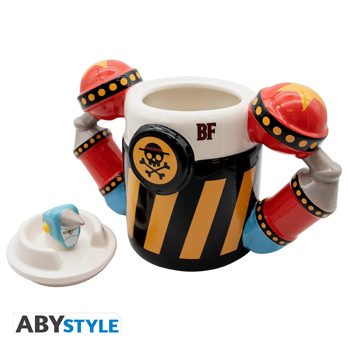 ONE PIECE TAZA 3D IRON PIRATE FRANKY SHOGUN-Tazas-ABYSTYLE-Akibara Xpress